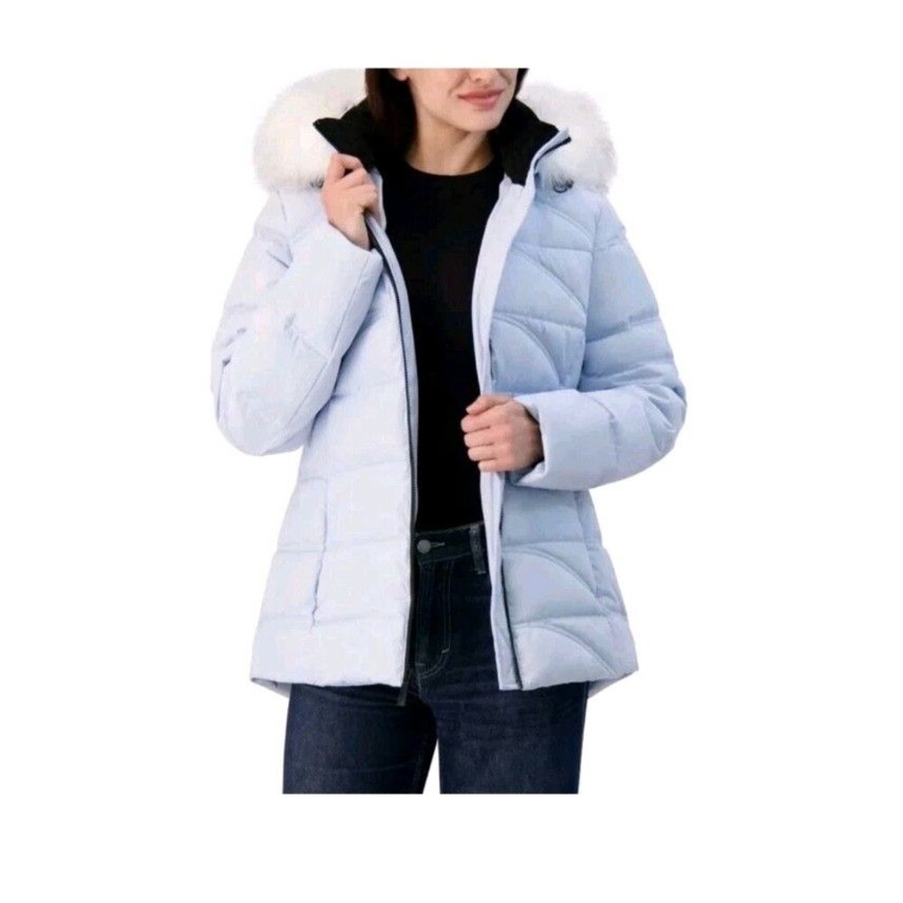Nautica Women's Puffer Jacket Light Blue  XL , Nwt